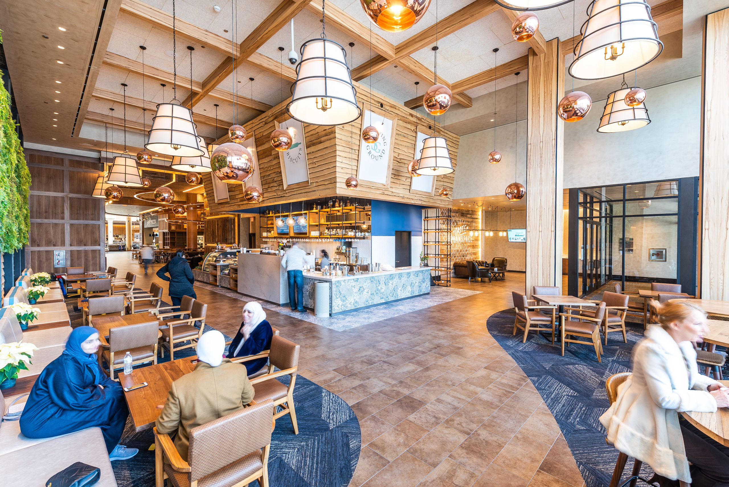 Urbanspace dining hall at Tysons Galleria